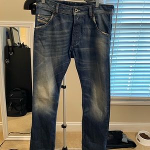 Diesel jeans lightly used faded nice slim fit